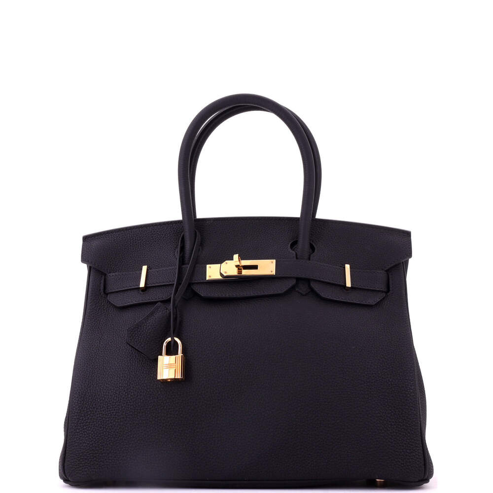 Hermes Birkin 30 Black Togo with Rose Gold Hardware